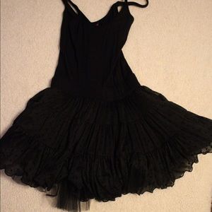 Material Girl Dress with Lace Bottom